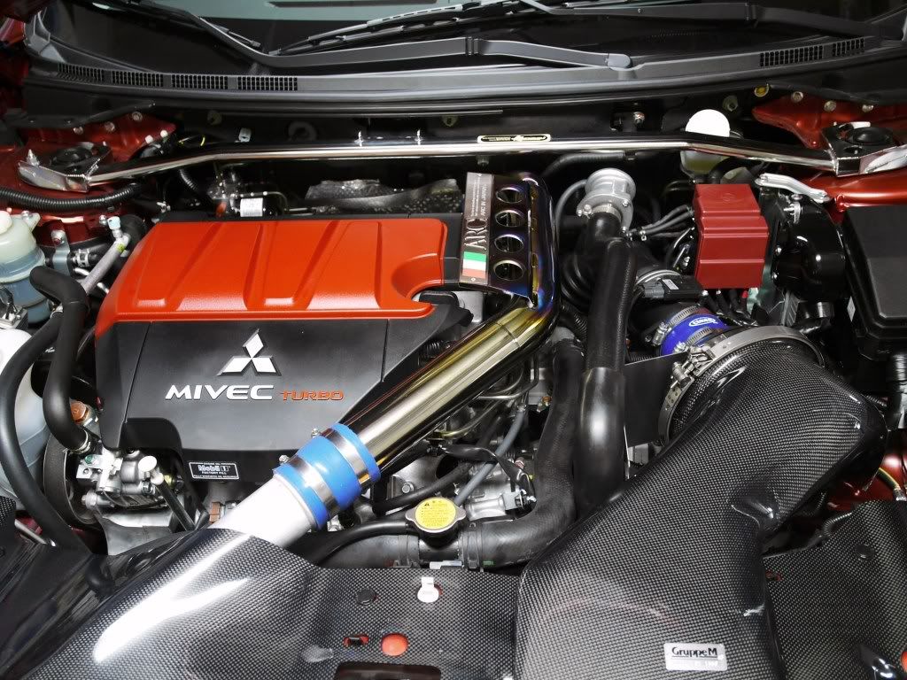 New install ARC titanium intercooler pip Mitsubishi